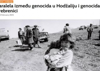 Bosniyalı jurnalist Xocalı və Srebrenitsa soyqırımları paralel təhlil etdi