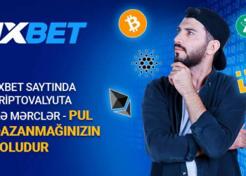 1xBet saytında kriptovalyuta ilə mərclər- pul qazanmağınızın yoludur