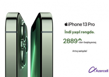 “Azercell”dən yeni “iPhone 13” modelləri alana 50GB internet paketi hədiyyə!