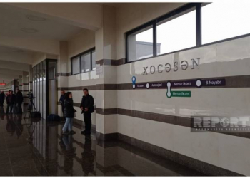 Bakı metrosunun ikinci yerüstü stansiyası ilk sərnişinlərini qarşılayıb