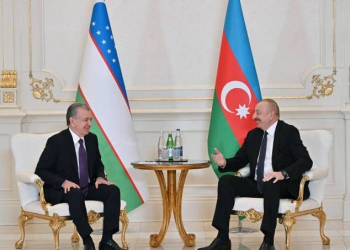 Prezident İlham Əliyev Özbəkistan Prezidenti Şavkat Mirziyoyev ilə görüşüb - Yenilənib