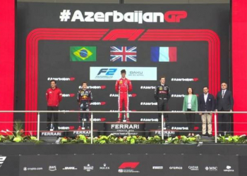 “Formula 2” üzrə Azərbaycan Qran-prisinin qalibləri mükafatlandırılıblar