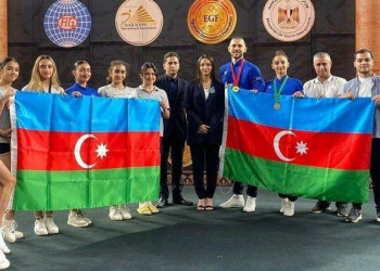 Azərbaycan gimnastı Misirdə qalib oldu - Foto