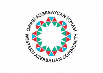 Qərbi Azərbaycan İcması Brüssel görüşü ilə bağlı bəyanat yaydı