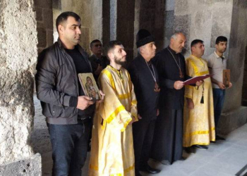 Azərbaycan Alban-Udi xristian dini icmasının üzvləri Laçın rayonunda olublar - Foto