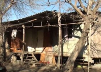 Mingəçevirdə yaşlı adamın yaşadığı vaqon yandı - Video