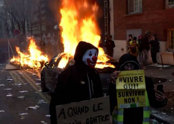 Fransada iğtişaşlar: Etirazçılarla polis arasında toqquşmalar baş verib