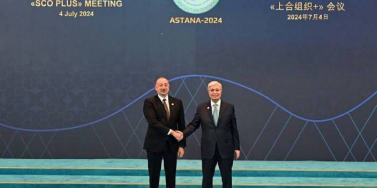 Prezident İlham Əliyev Astanada “ŞƏT plus” formatında keçirilən görüşə gəlib - Yenilənib