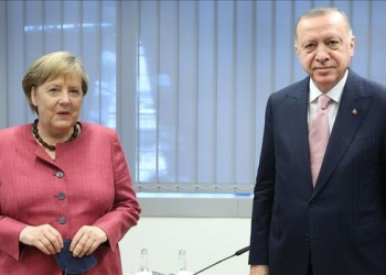 Ərdoğan NATO sammitində Merkellə görüşdü