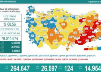 Türkiyədə bu gün koronavirusdan 124 nəfər ölüb