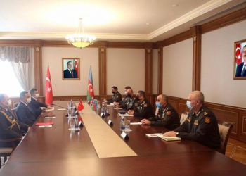 Zakir Həsənov Türkiyənin milli müdafiə nazirinin müavini ilə görüşüb