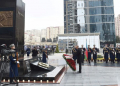 Prezident İlham Əliyev Xocalı soyqırımı abidəsini ziyarət edib - Yenilənib