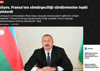 Türkiyə KİV-ləri: “Prezident Əliyev Fransaya sərt etirazını bildirdi” - Foto