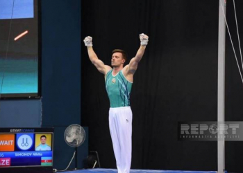 Azərbaycan gimnastı Dünya Kubokunda qızıl medal qazanıb
