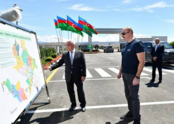 Prezident İlham Əliyev 330 kV-luq “Cəbrayıl” qovşaq yarımstansiyasının açılışını edib