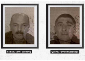 Ermənilərin törətdiyi terror aktı nəticəsində həlak olan AAYDA əməkdaşlarının fotosu