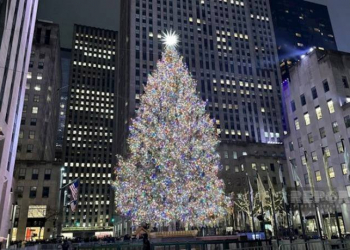 Nyu-Yorkda dünyanın ən böyük Milad ağacı işıqlandırılıb