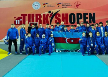 Azərbaycan taekvondoçuları Türkiyə açıq çempionatında daha 4 medal qazanıblar